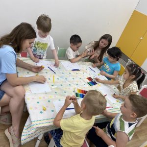 Рисование в детском саду Москва
